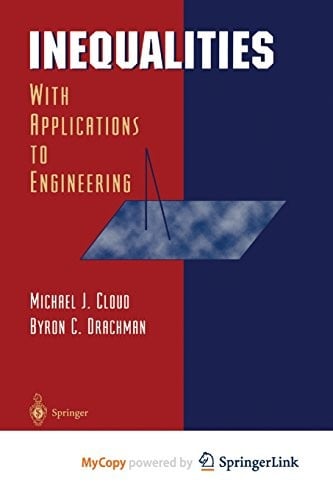 Inequalities: With Applications to Engineering