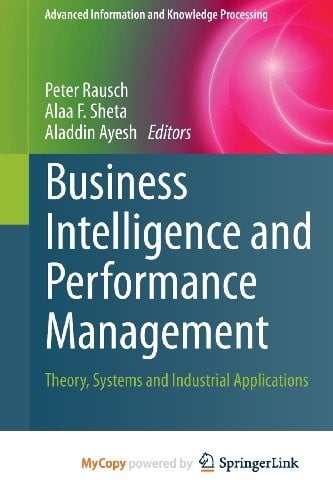 Business Intelligence and Performance Management