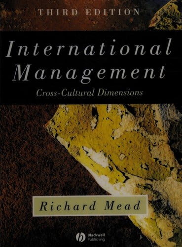 International management: cross-cultural dimensions