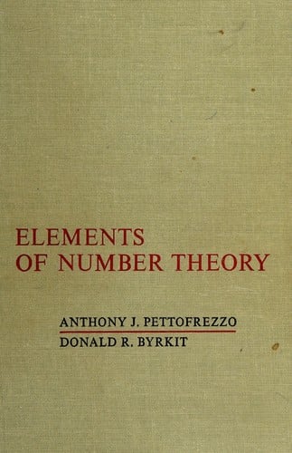 Elements of number theory