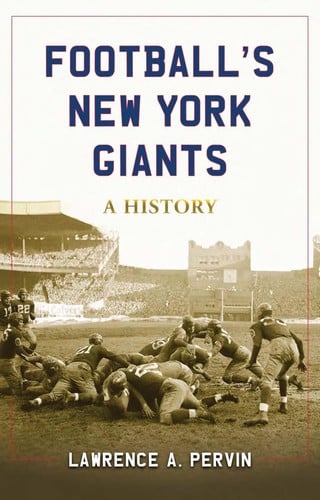 Football's New York Giants: a history