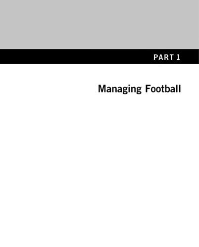 Managing football: an international perspective