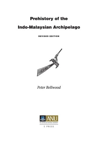 Prehistory of the Indo-Malaysian Archipelago