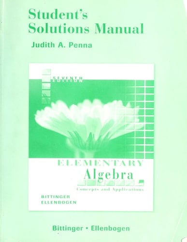 Student Solutions Manual