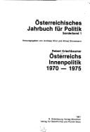 Österreichs Innenpolitik 1970-1975