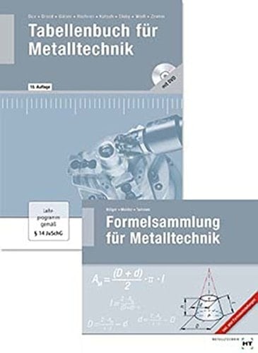 Paket: Tabellenbuch für Metalltechnik und Formelsammlung für Metalltechnik Lehrbücher