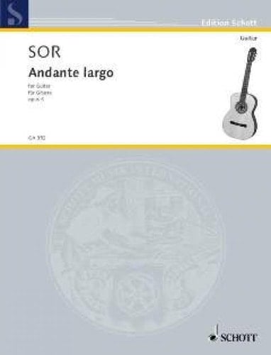 Andante largo: aus op. 5. guitar.
