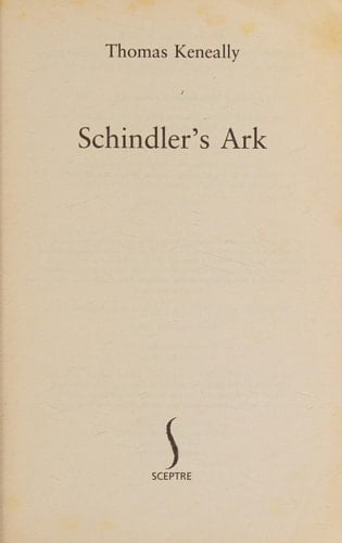 Schindler's Ark - Ssb