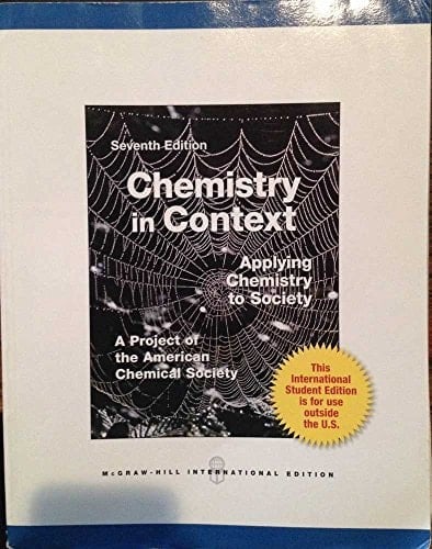 Chemistry in Context Applying Chemistry to Society