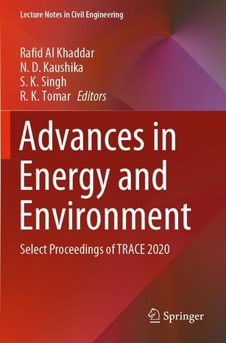 Advances in Energy and Environment Select Proceedings of TRACE 2020