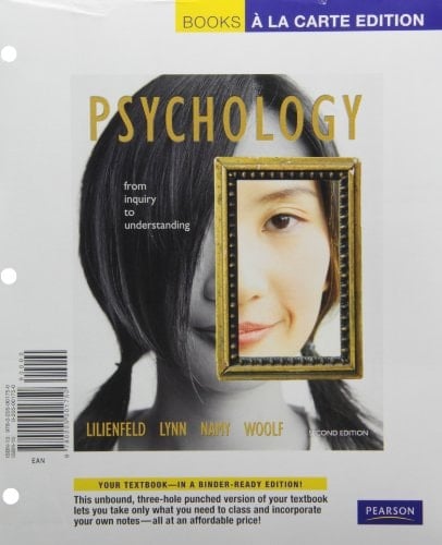 Psychology: From Inquiry to Understanding (Books a la Carte)