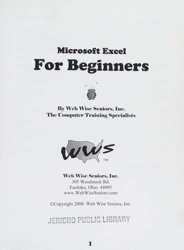 Microsoft Excel for Beginners
