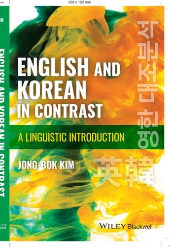 English and Korean in Contrast A Linguistic Introduction