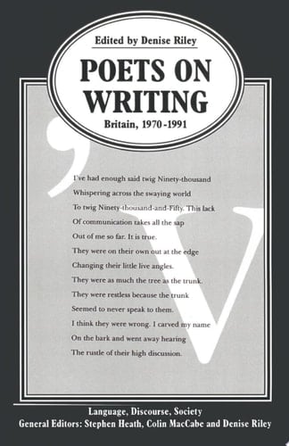 Poets on Writing Britain, 1970–1991