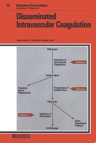 Disseminated Intravascular Coagulation International Symposium, Tokyo, November 1981: Proceedings