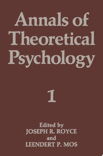 Annals of Theoretical Psychology Volume 1