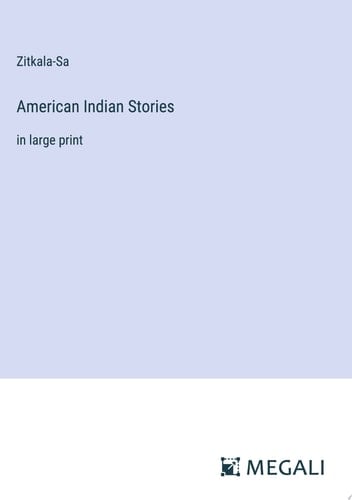 American Indian Stories in large print