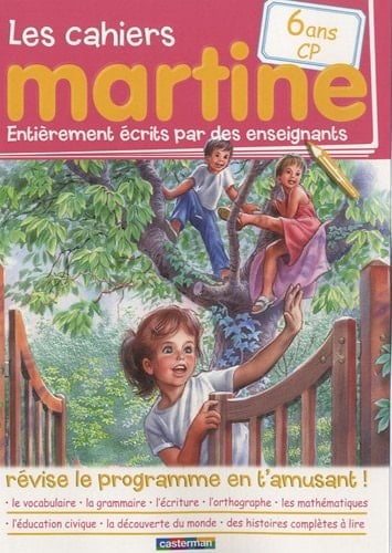 Les cahiers Martine CP 6 ans