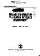 Finance co-operation via human resource development (ISIS ASEAN series)
