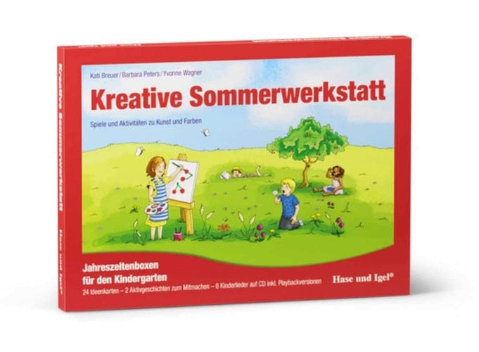 Kreative Sommerwerkstatt Spiele und Aktivitäten zu Kunst und Farben