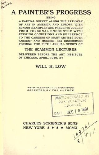 PAINTERS PROGRESS (The Art experience in late nineteenth-century America)