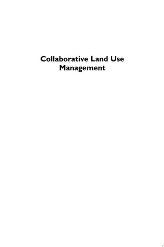 Collaborative Land Use Management