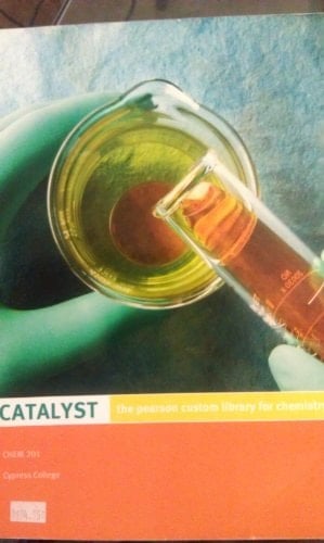 Catalyst (the pearson custom library for chmistry)