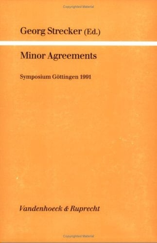 Minor agreements Symposium Göttingen 1991