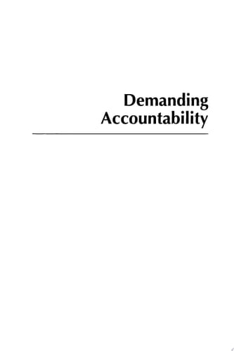Demanding Accountability