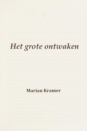 Het grote ontwaken