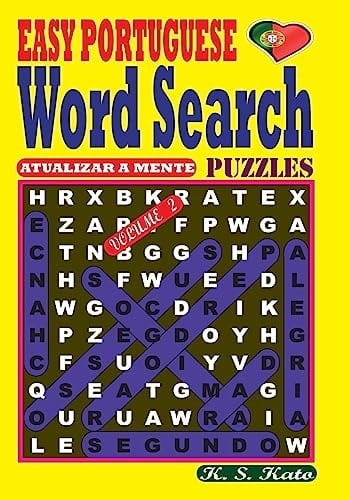 EASY PORTUGUESE Word Search Puzzles. Vol. 2