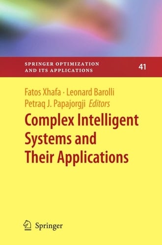 Complex Intelligent Systems and Their Applications