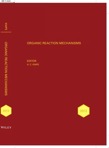 Organic Reaction Mechanisms 2012