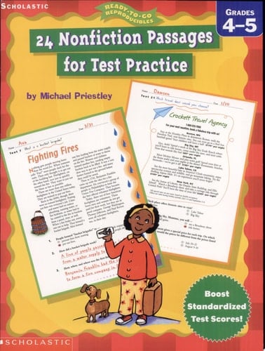 24 Nonfiction Passages for Test Practice Grades 4-5