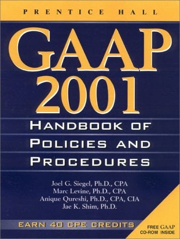 GAAP Handbook of Policies and Procedures 2001
