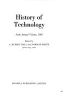 History of Technology 1981. 6th annual volume
