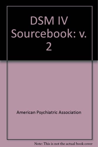 DSM-IV Sourcebook