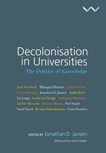 Decolonisation in Universities
