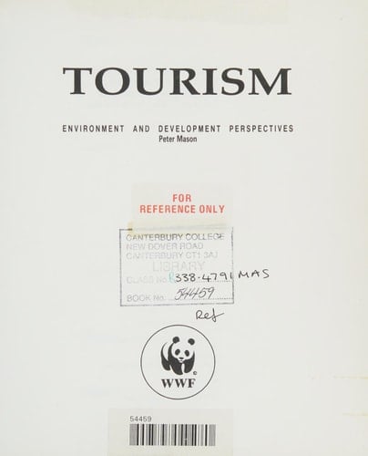 Tourism Environment and Development Perspectives