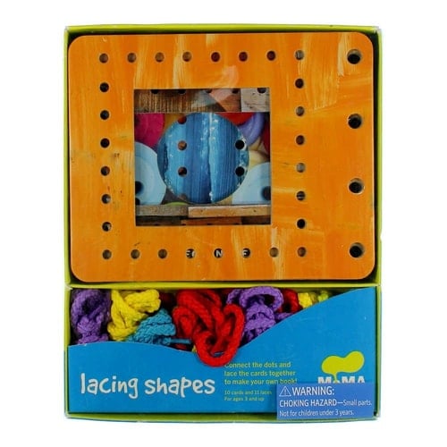 MoMA Modern Shapes Lacing Cards 10 Cards & Laces