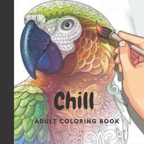 ADULT COLORING BOOK STRESS RELIEVING CUTE ANIMALS: Mandala style lions, dogs, eagles, and many other cute relaxing animals. (Coloring with love)