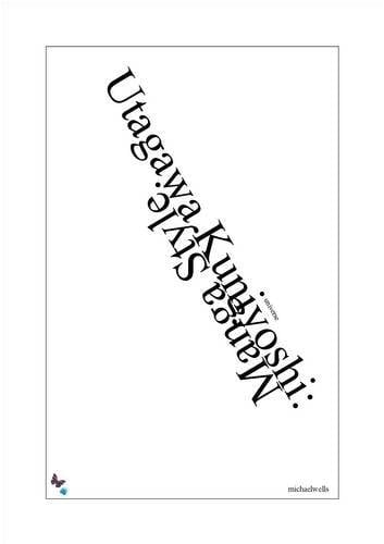 Utagawa Kuniyoshi Manga Style