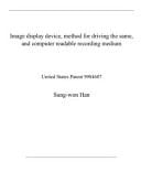 Image Display Device, Method for Driving the Same, and Computer Readable Recording Medium United States Patent 9984687
