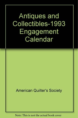 Antiques and Collectibles-1993 Engagement Calendar