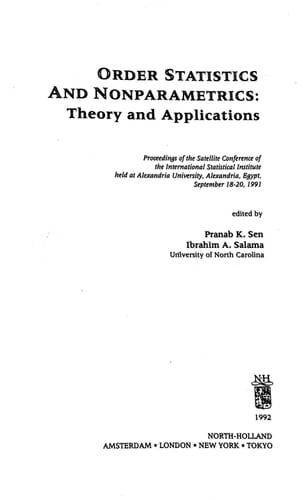 Order Statistics and Nonparametrics: Theory and Applications
