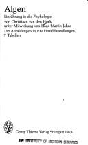 Algen: Einfu hrung in die Phykologie