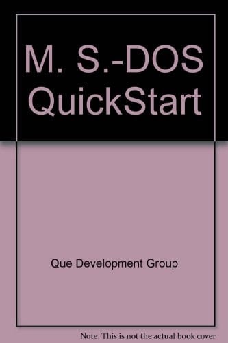 MS-DOS QuickStart