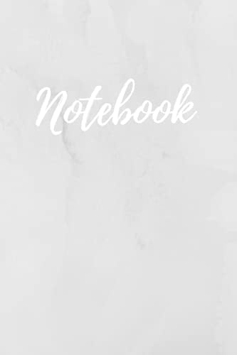 Bee Grey Notebook: Grey Notebook - Blank Lined | 6x9 inches | 120 pages