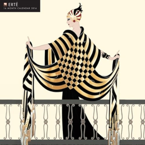 Erte (with glittered cover) 2014 Square 12x12 Flame Tree