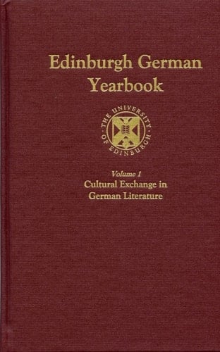Edinburgh German Yearbook 1